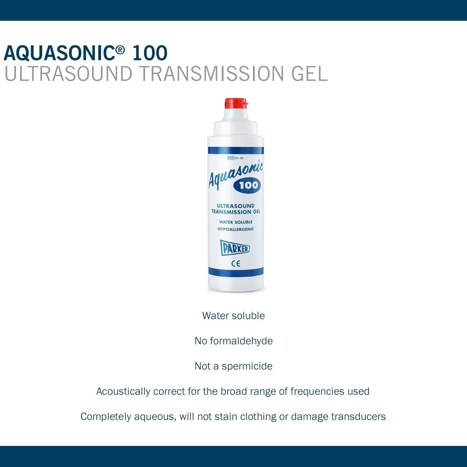 Parker Laboratories Aquasonic Ultrasound Gel .25 Liter Bottle