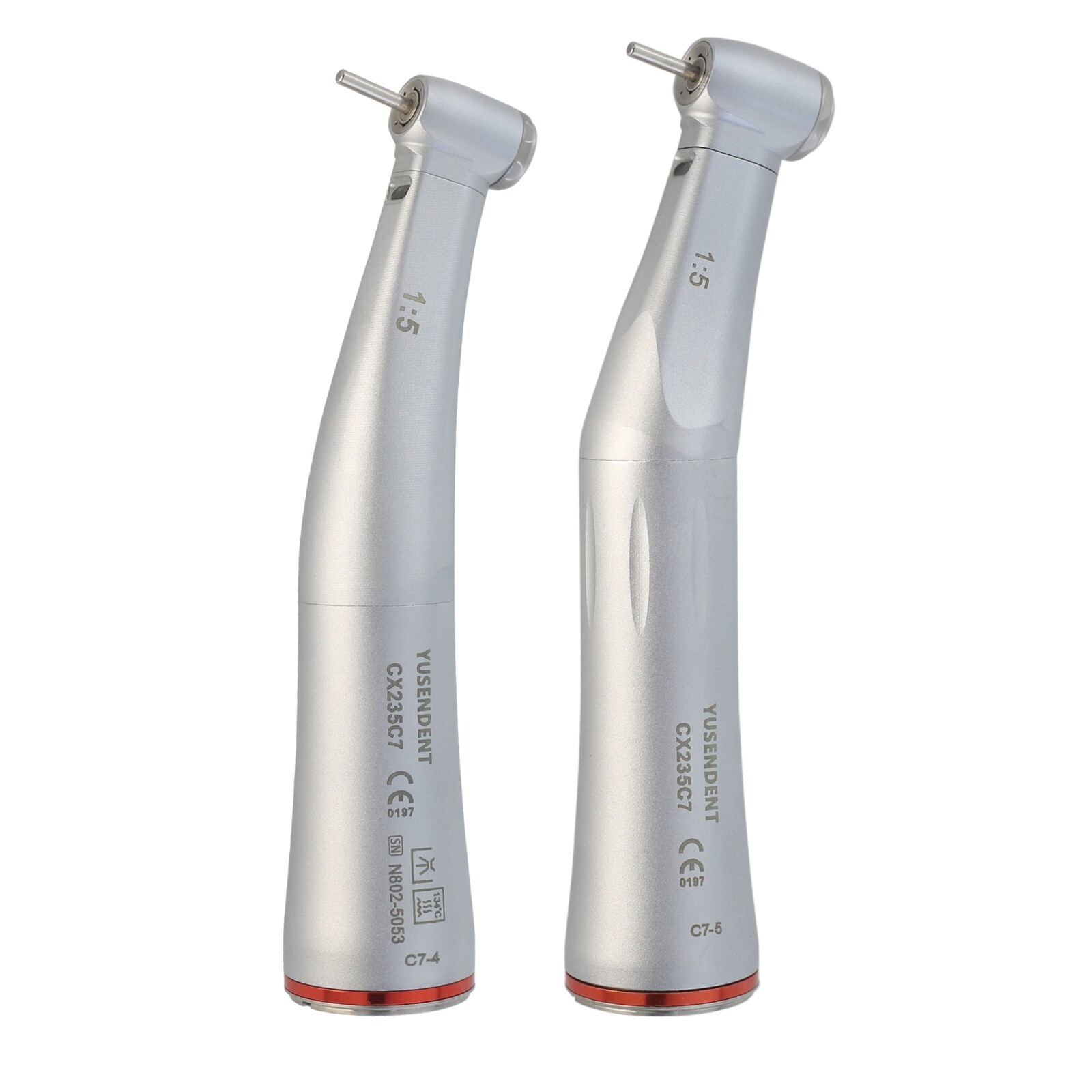 COXO Dental Electric Handpiece Contra Angle 1:1 1:5 45° Surgical Fiber Optic LED