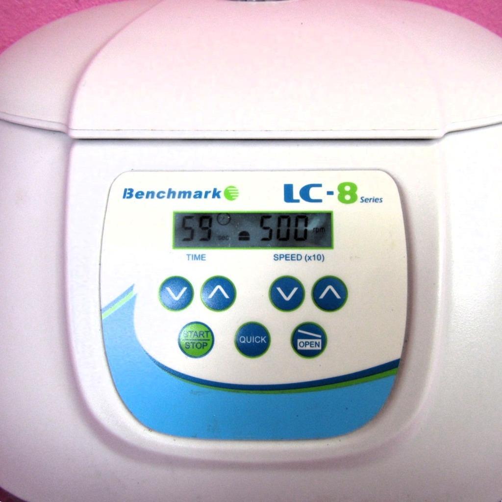 Benchmark LC-8 Benchtop 120V Centrifuge 8 Place Fixed Rotor 400-5000 rpm & Timer