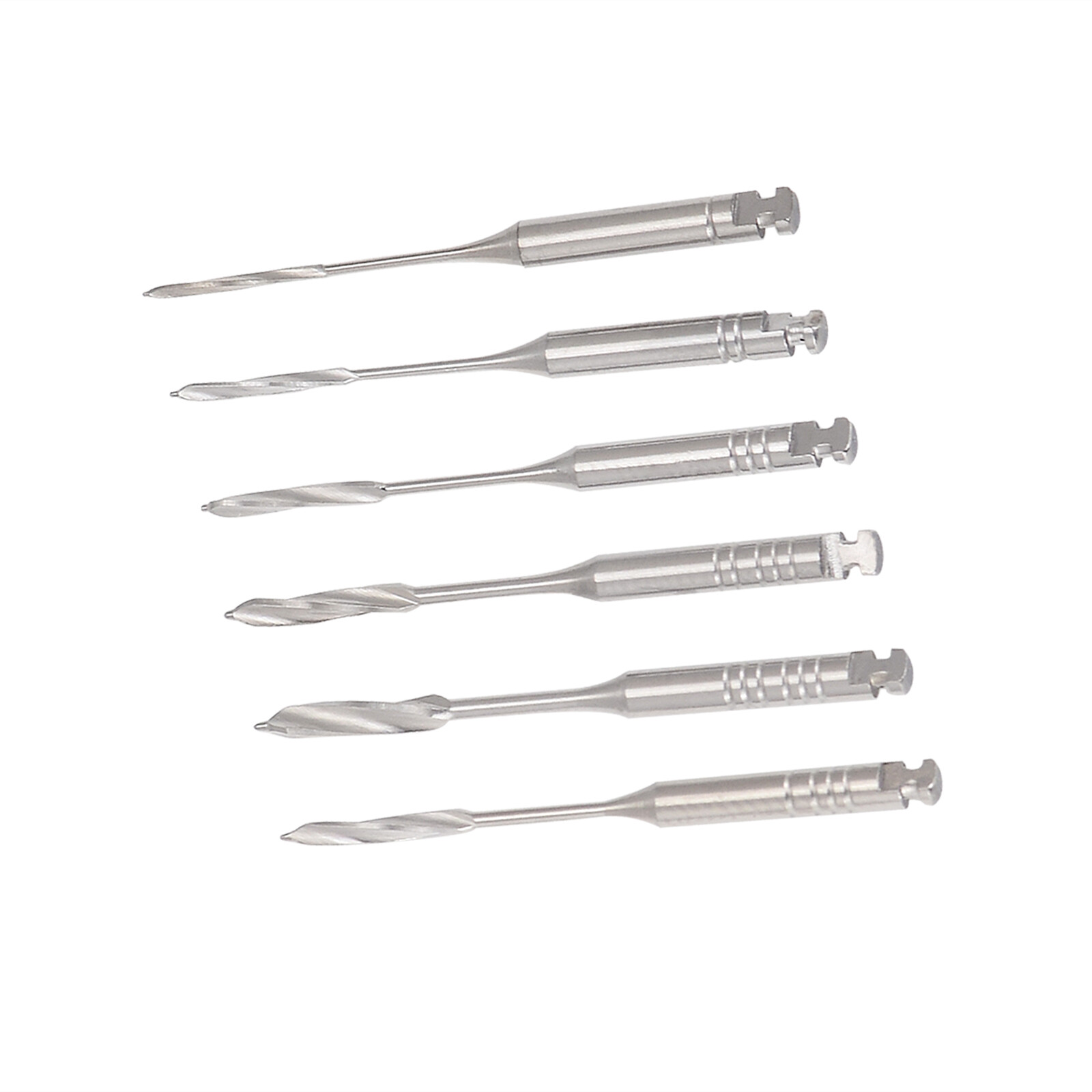 6Pc Dental Endodontic Engine Use Peeso Reamers Gates Drill Stainless Steel 28mm