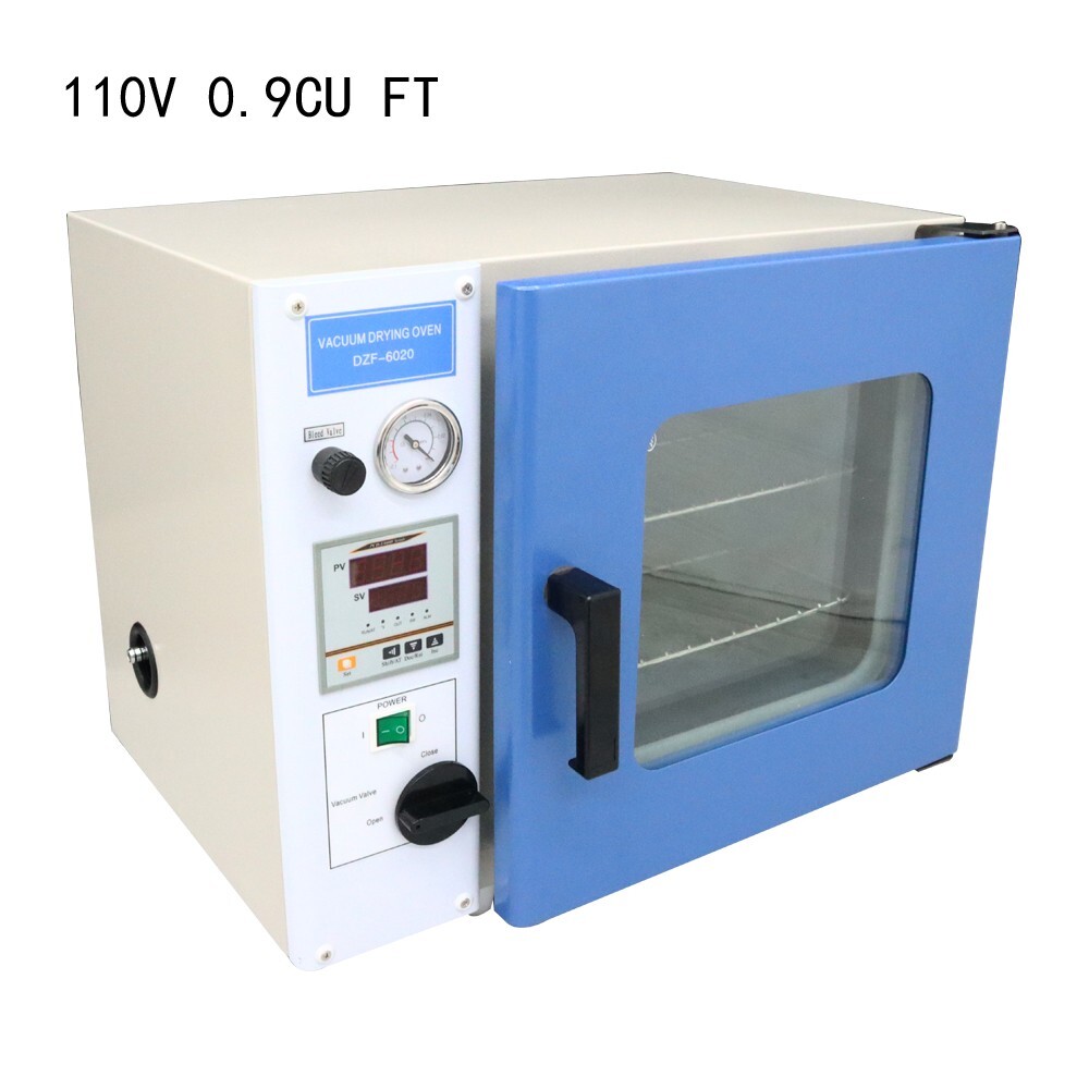 INTBUYING 110V/60HZ 0.9Cu ft Digital Vacuum Drying Oven Adjustable Temperature