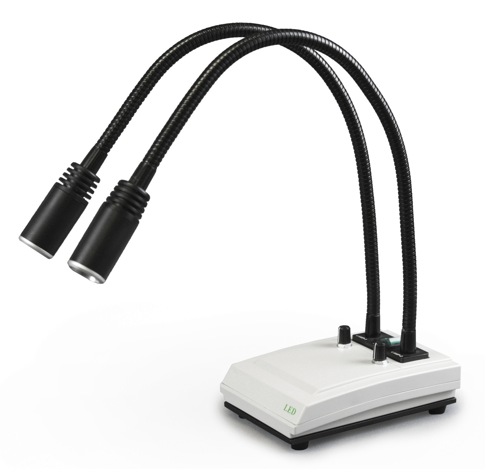 Parco Scientific 6 Watt LED Double Gooseneck Illuminator with Intensity Control