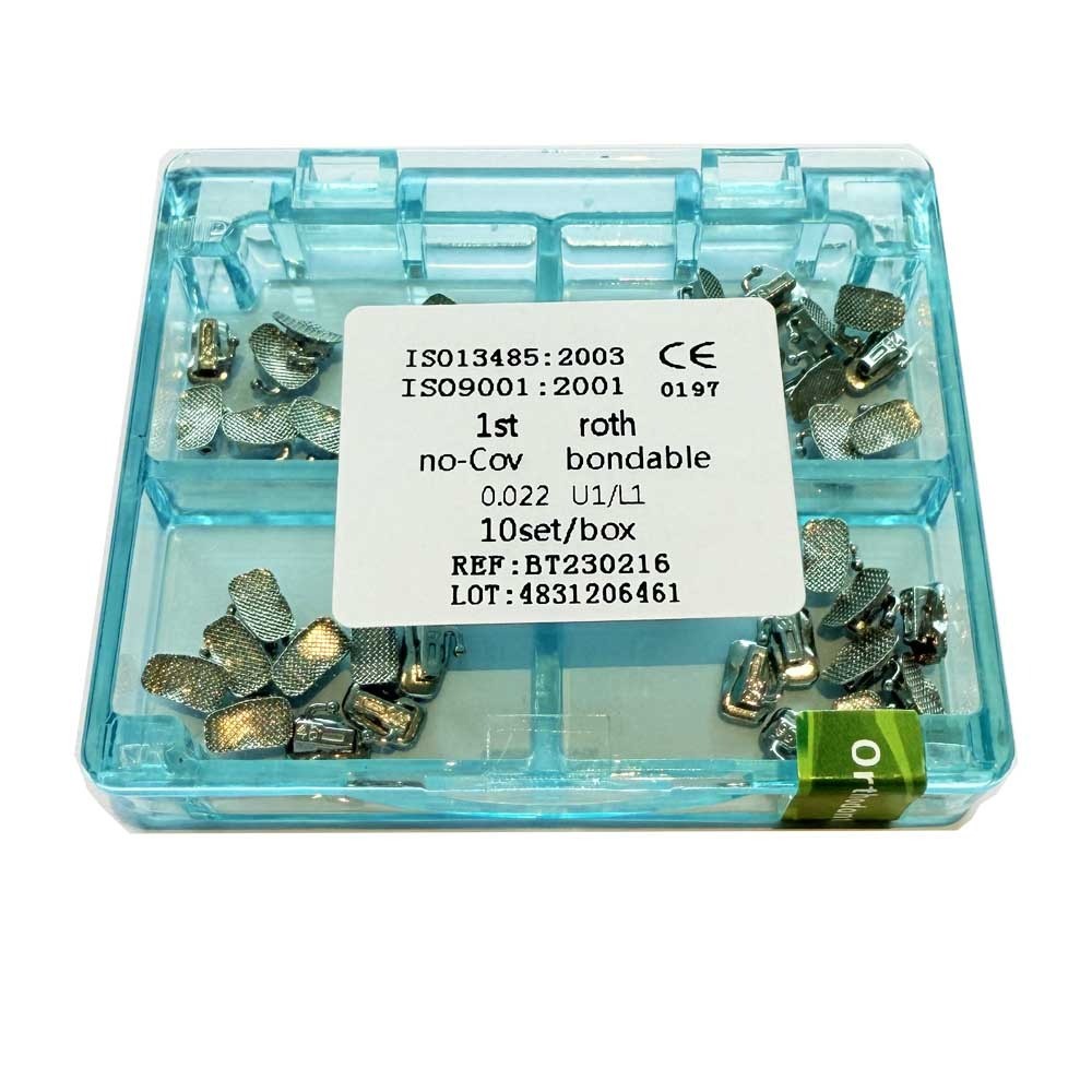 1st Molar Roth 0.022 Bondable Mesh 1 box Dental Orthodontic Single Buccal Tubes