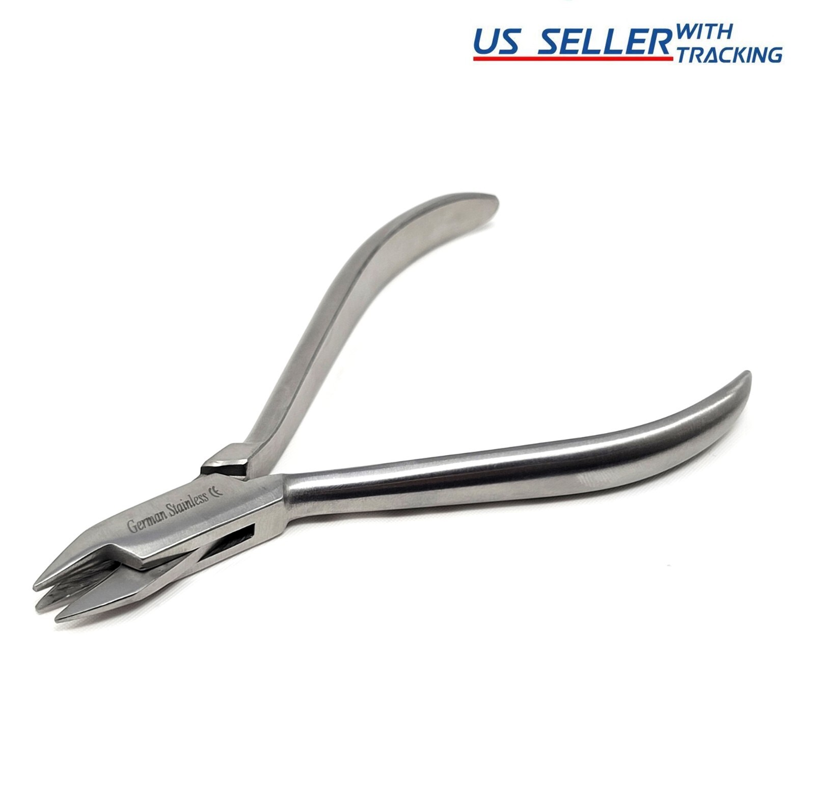Premium Dental Aderer Three Prongs Pliers Orthodontic Wire Bending German Steel