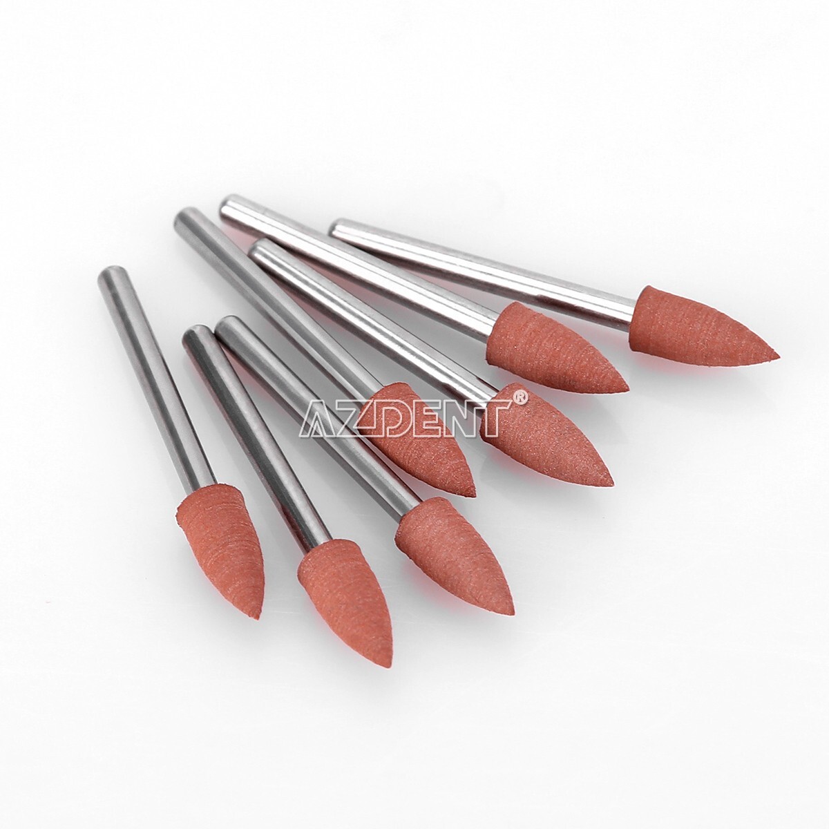 12pcs AZDENT Dental Brownie Polisher Friction Grip 0413 FG Mini Points FG 1.6mm