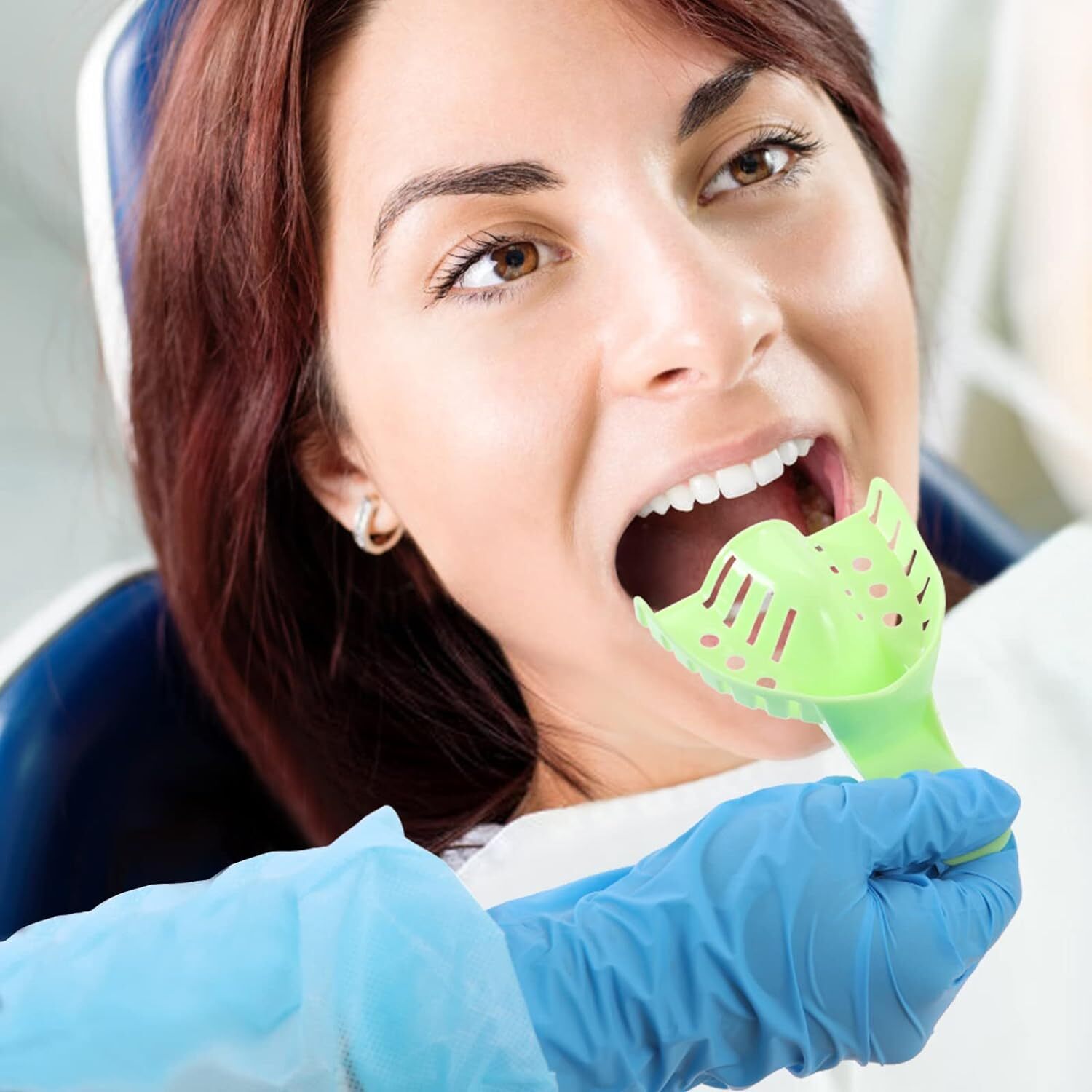 JMU Dental Impression Trays Autoclavable Perforated Plastic (Choose Size & Qty)