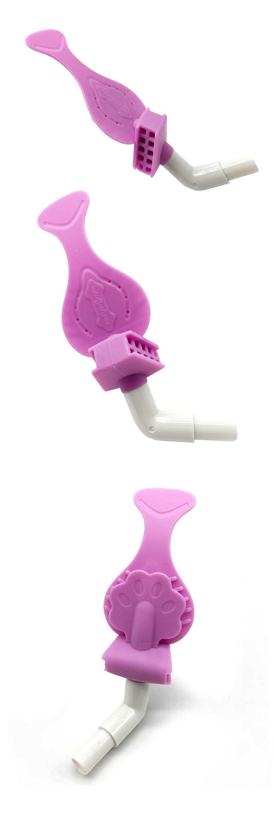 Dental isolation adpater saliva suction Hands-free to HVE valve mouthpieces dry