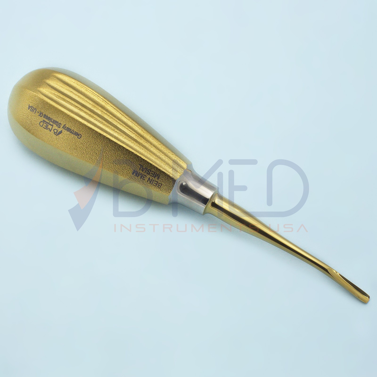 Dental Bein Root Elevators Set Bayonet Distal & Mesial 3mm 4mm PDL Luxators Oral