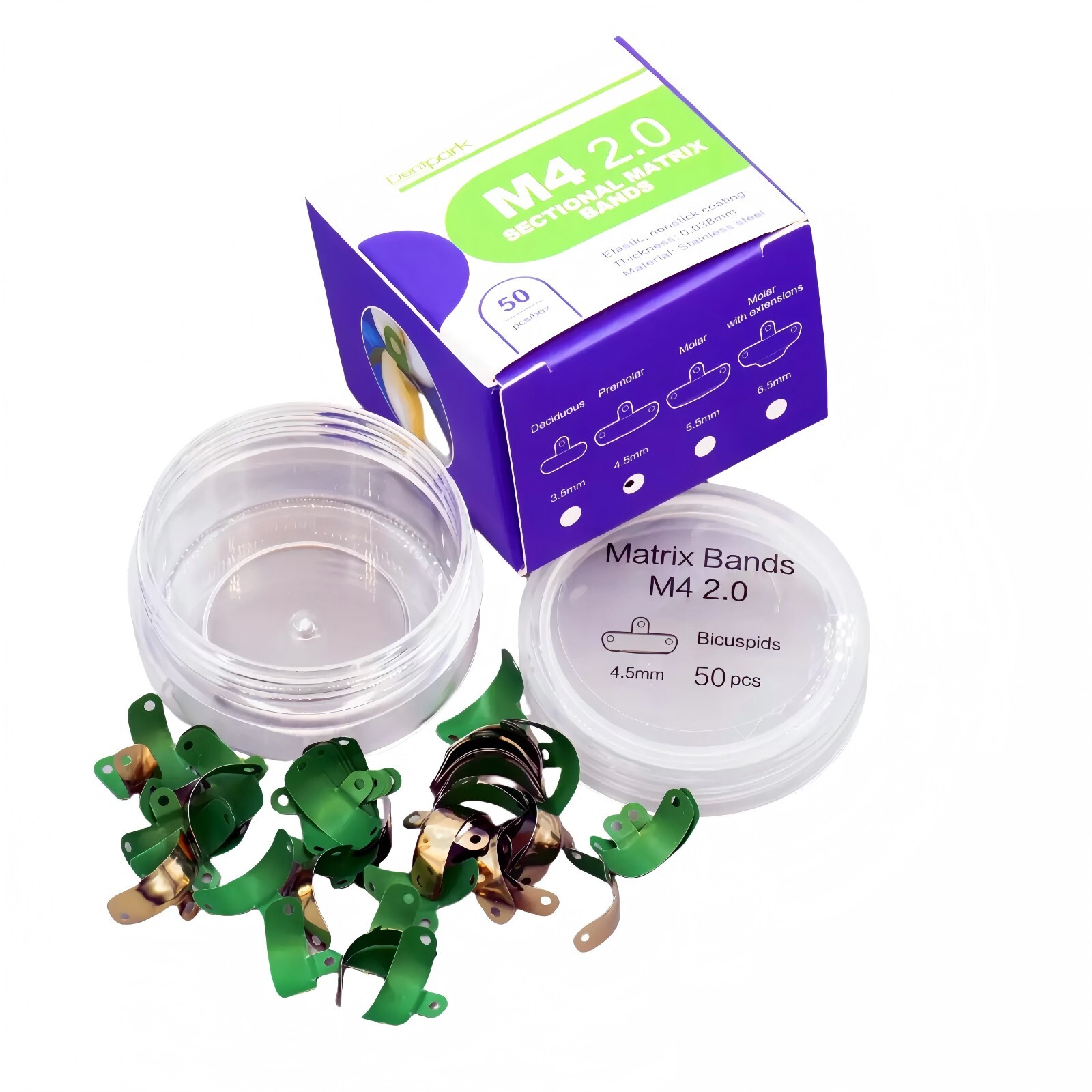 Dental Matrix Bands Ring Sectional Matrice Clamp Fit Garrison Palodent V3 System