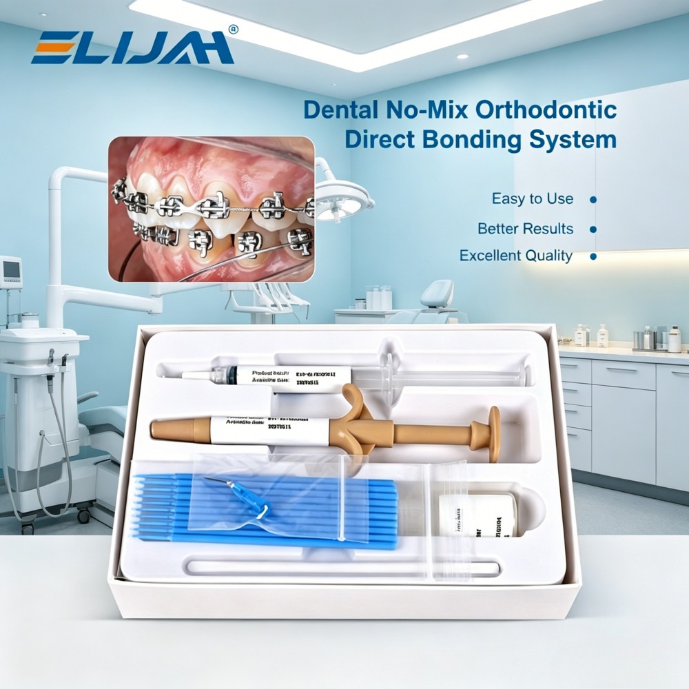 Dental Orthodontic Light Cure Brackets Mini Adhesive Bonding System Kit-US STOCK