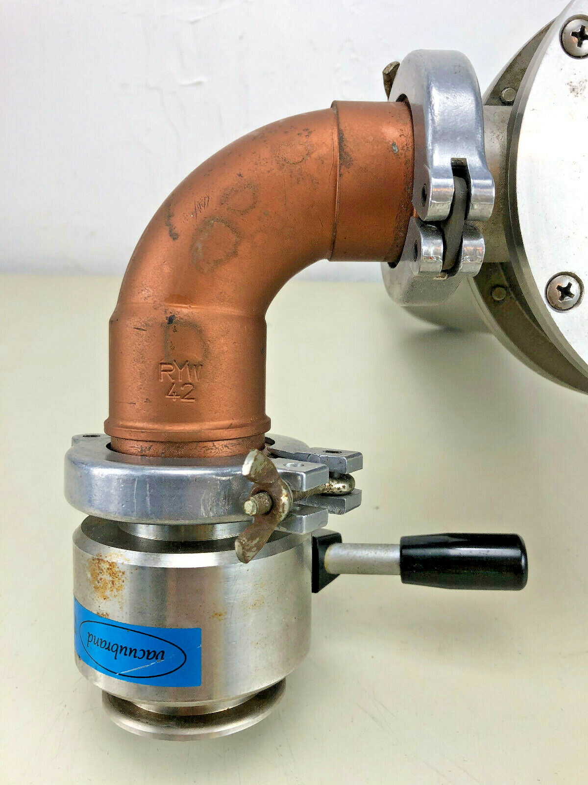 Vacuubrand Cold Trap SKF H40 Assembly with 2 VS 40 Butterfly valves