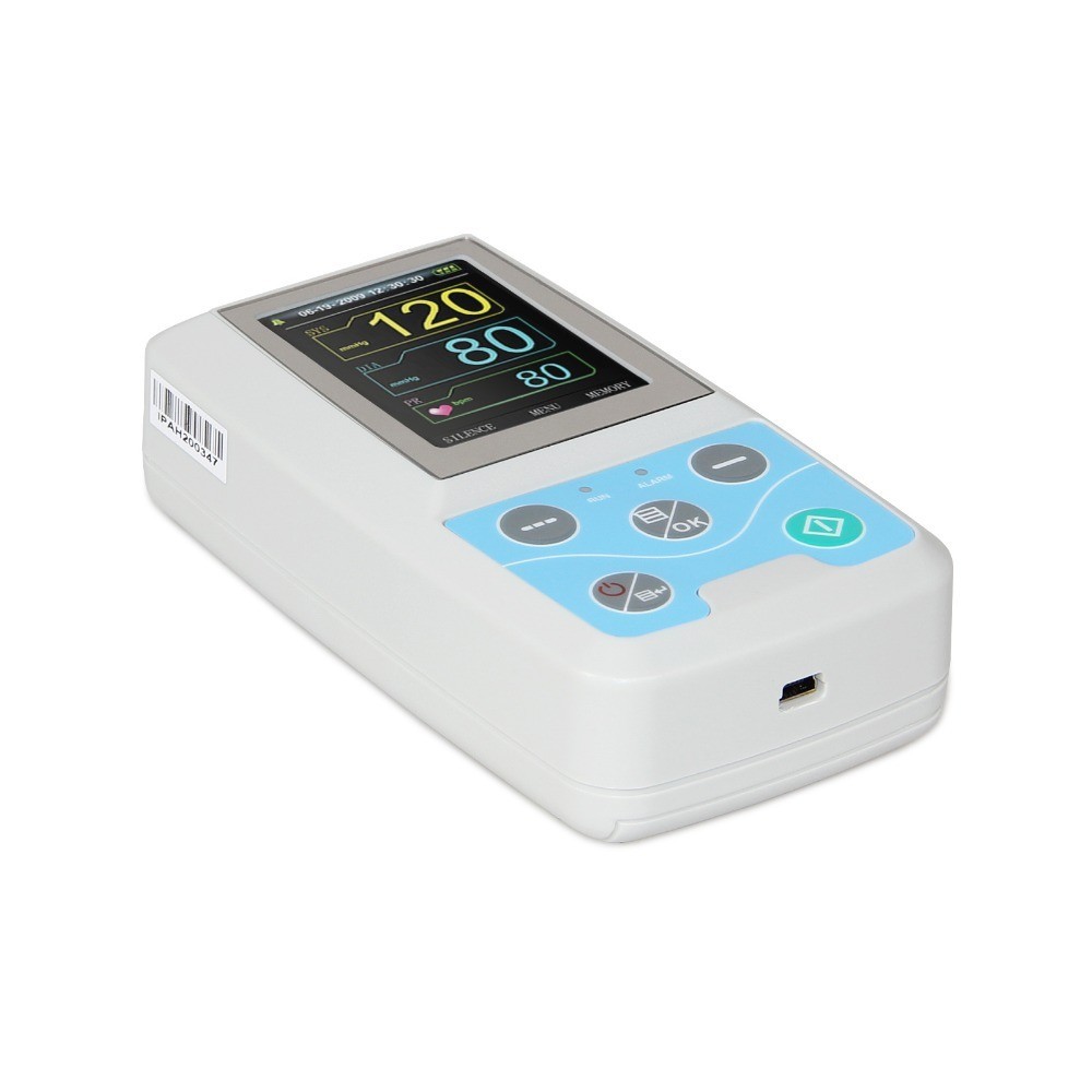 ABPM50 Ambulatory Blood Pressure Monitor – 24H NIBP Holter w/ 3 Cuffs