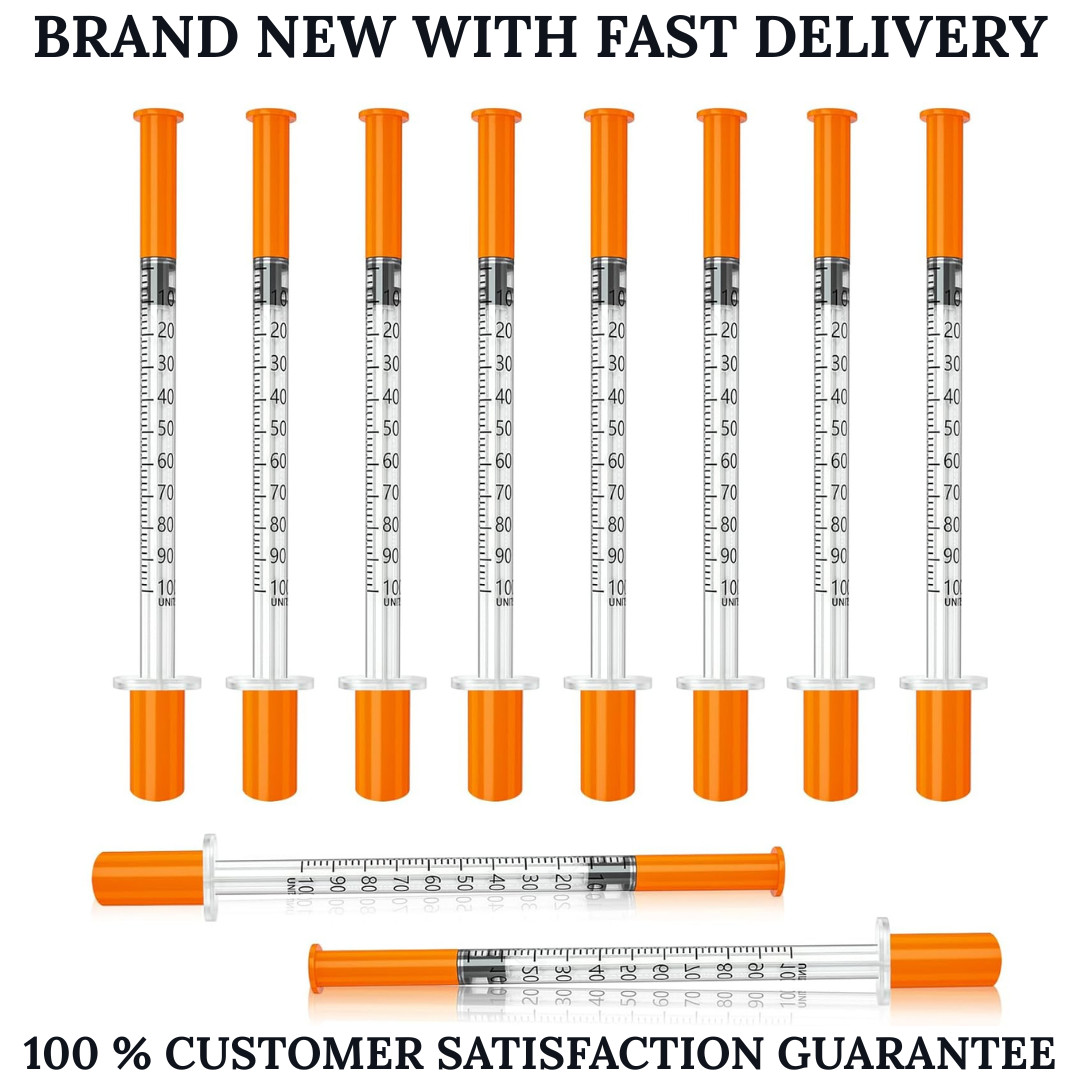 U-100 1ml 30G 5/16″ Syringe 25 Pack Sterile Single Use (No Claims)