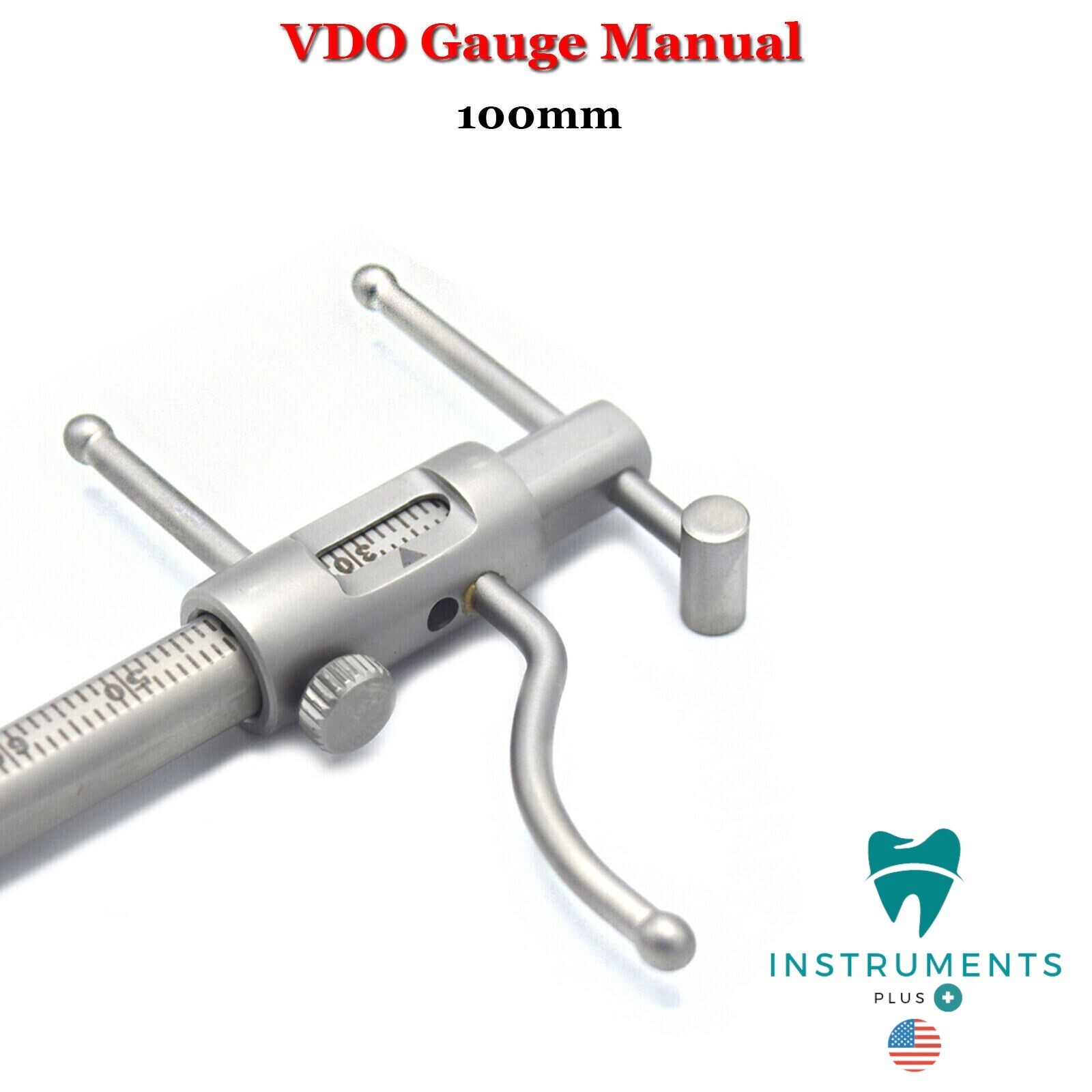 Premium Grade Gauge High-quality Stainless Steel Dental VDO Gauge Ruler Stainles
