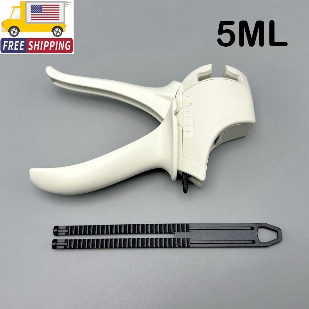 Dental Dispenser Impression Mixing Dispensing Delivery Gun 5ML 1:1/2:1 USA
