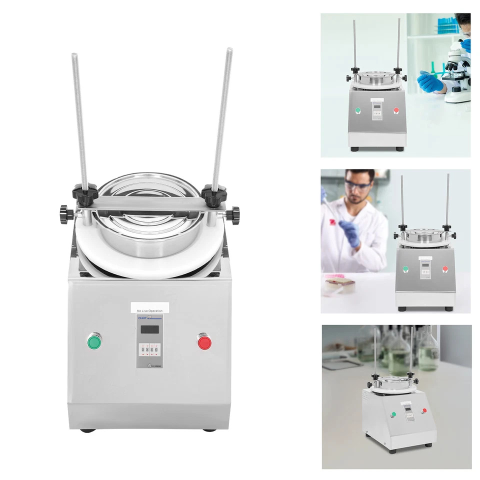 Electric Vibrating Screen Sieve Shaker Machine 200mm 110V Lab Sieve Shaker US