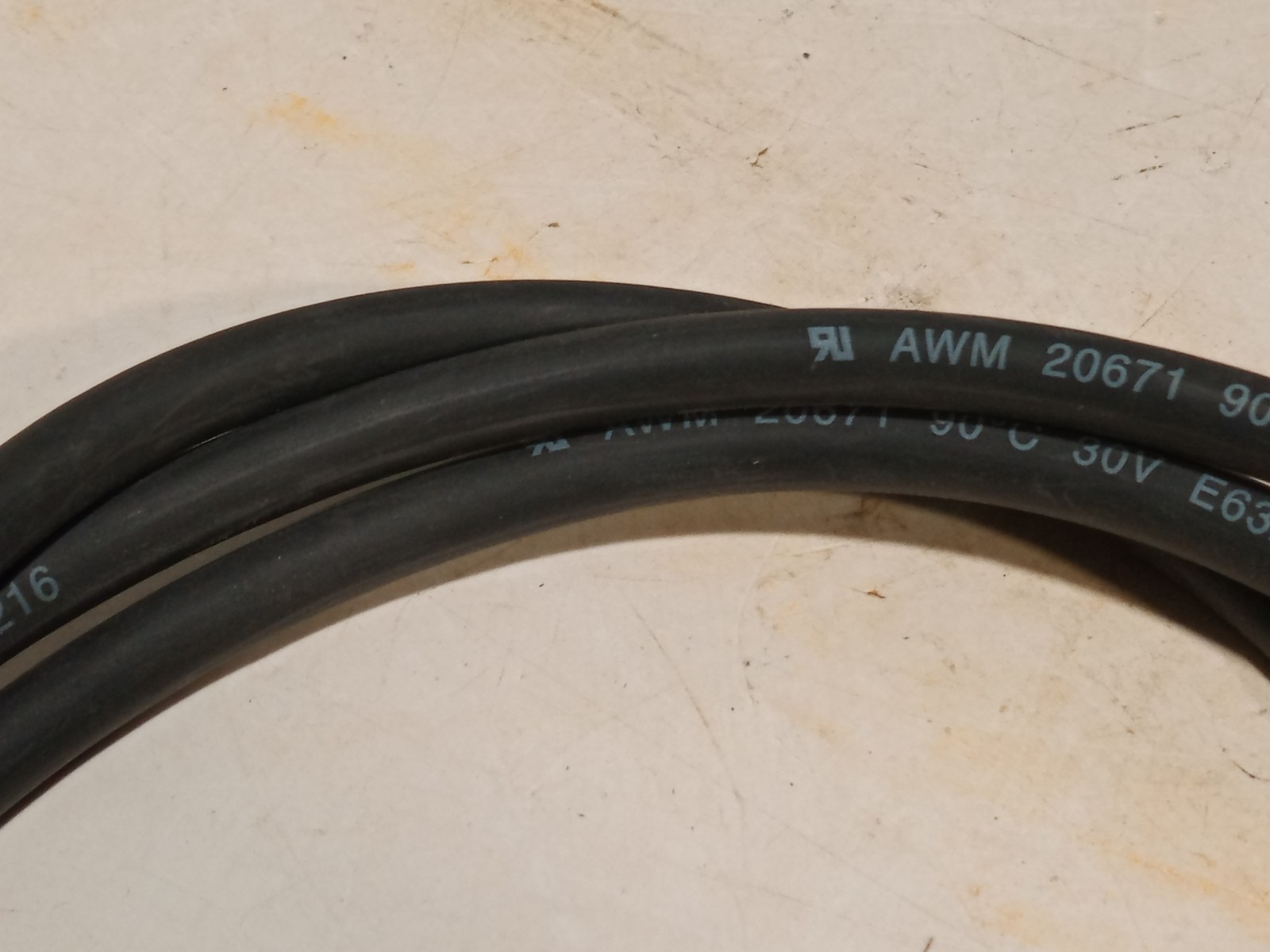 Physio-Control 00883873933466 External Power Extension Cable AWM 20671 90°C 30V