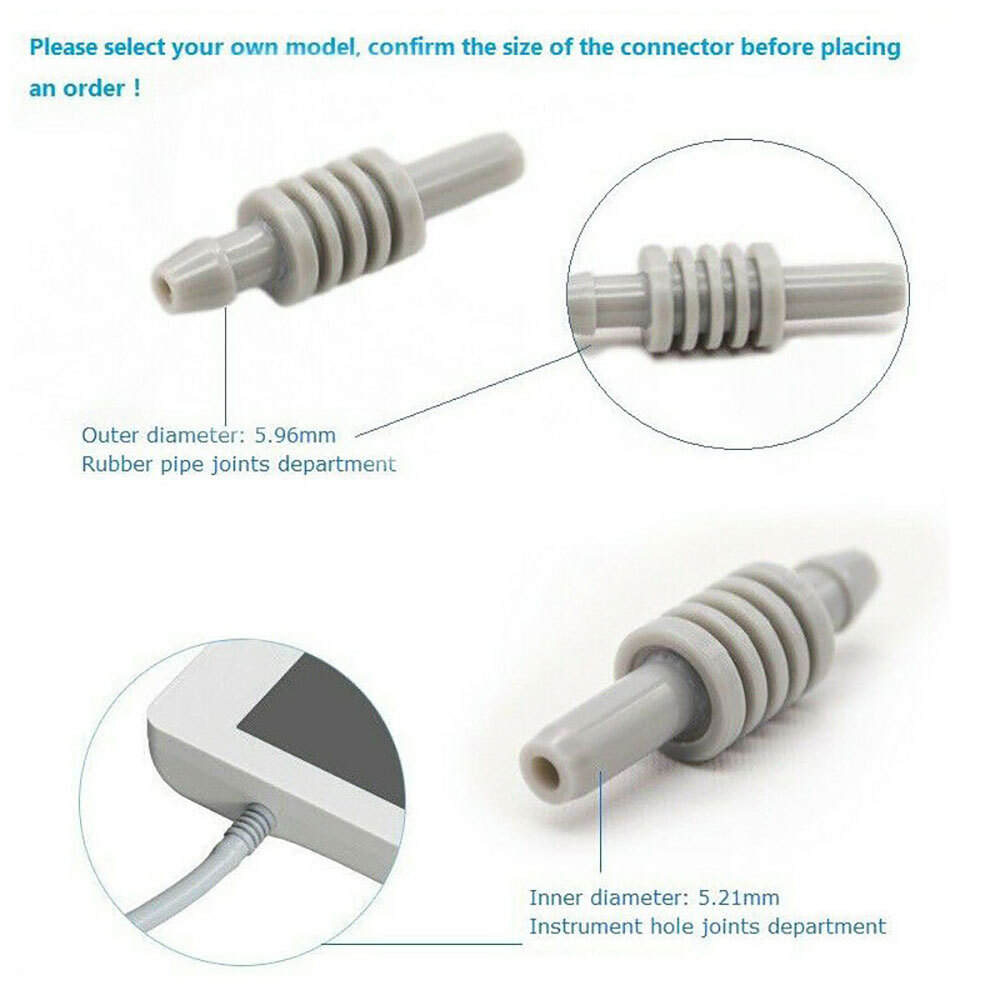 10PCS Universal Plastic Blood Pressure NIBP Hose cuff Connector/Conversion Head