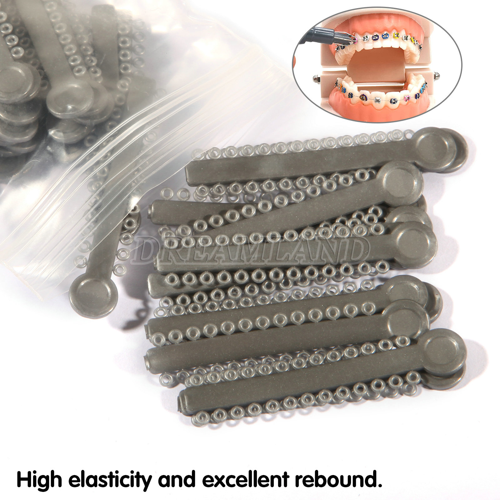 1040Pcs/Pack Sale Orthodontic Ligature Ties Elastic Rubber Bands Braces SKYSEA
