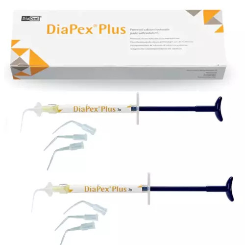 10 Pack of DiaDent Diapex Plus Pemixed Calcium Hydroxide Paste With Iodoform