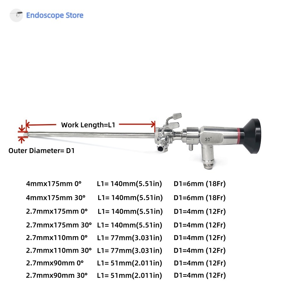 Arthroscope Arthroscopy Endoscope Sheath Elbow Knee Examination Surgery