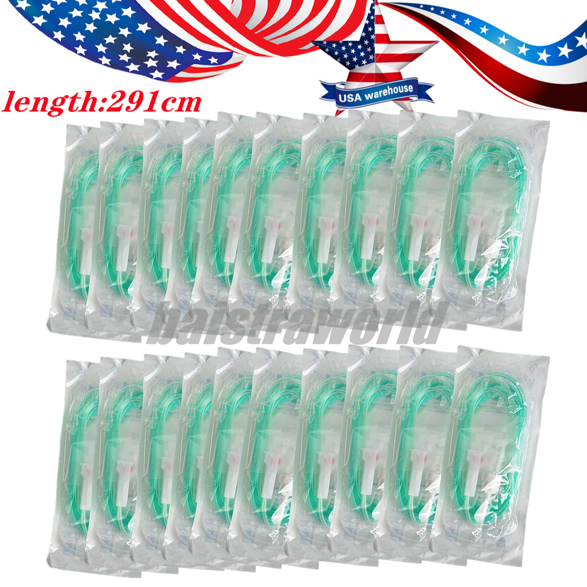 50Pack Dental Disposable Irrigation Tube Hose C-Type 291cm Fit For W H