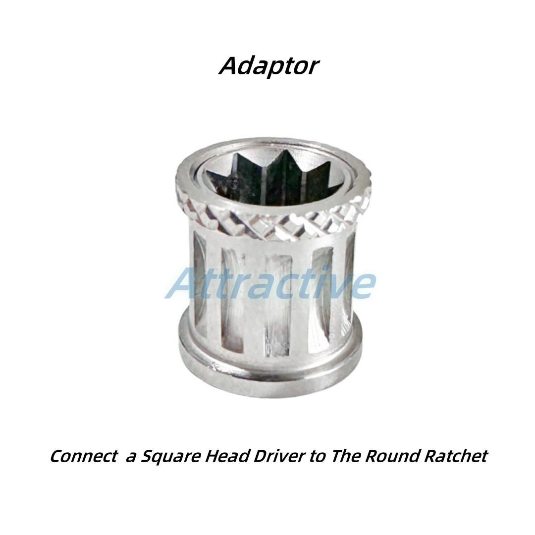 Dental Locator Abutment Driver Manual Triangle Screwdriver Torque Wrench Adaptor