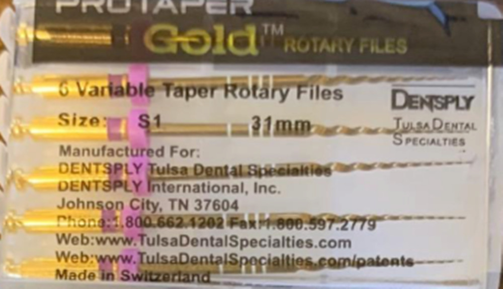 Protaper Gold Rotary Files Dentsply Tulsa Assorted Endodontics 21MM/25MM/31MM