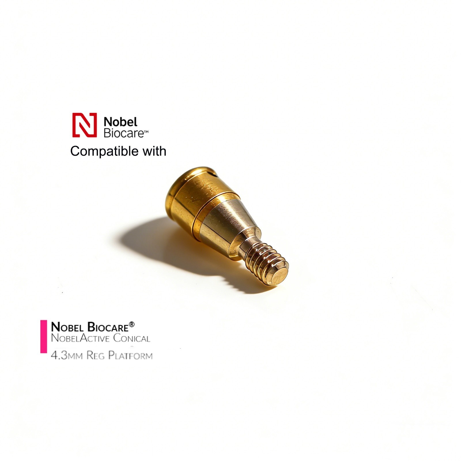 US Dental RP Conical Connection Locator Abutment fits Nobel Active RP Implant