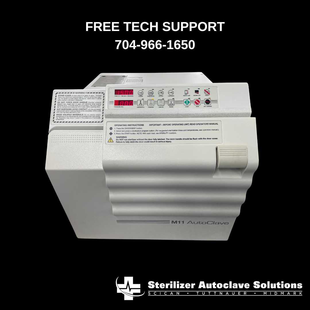 Midmark M11 OS Ultraclave Refurbished – 1 YEAR Warranty