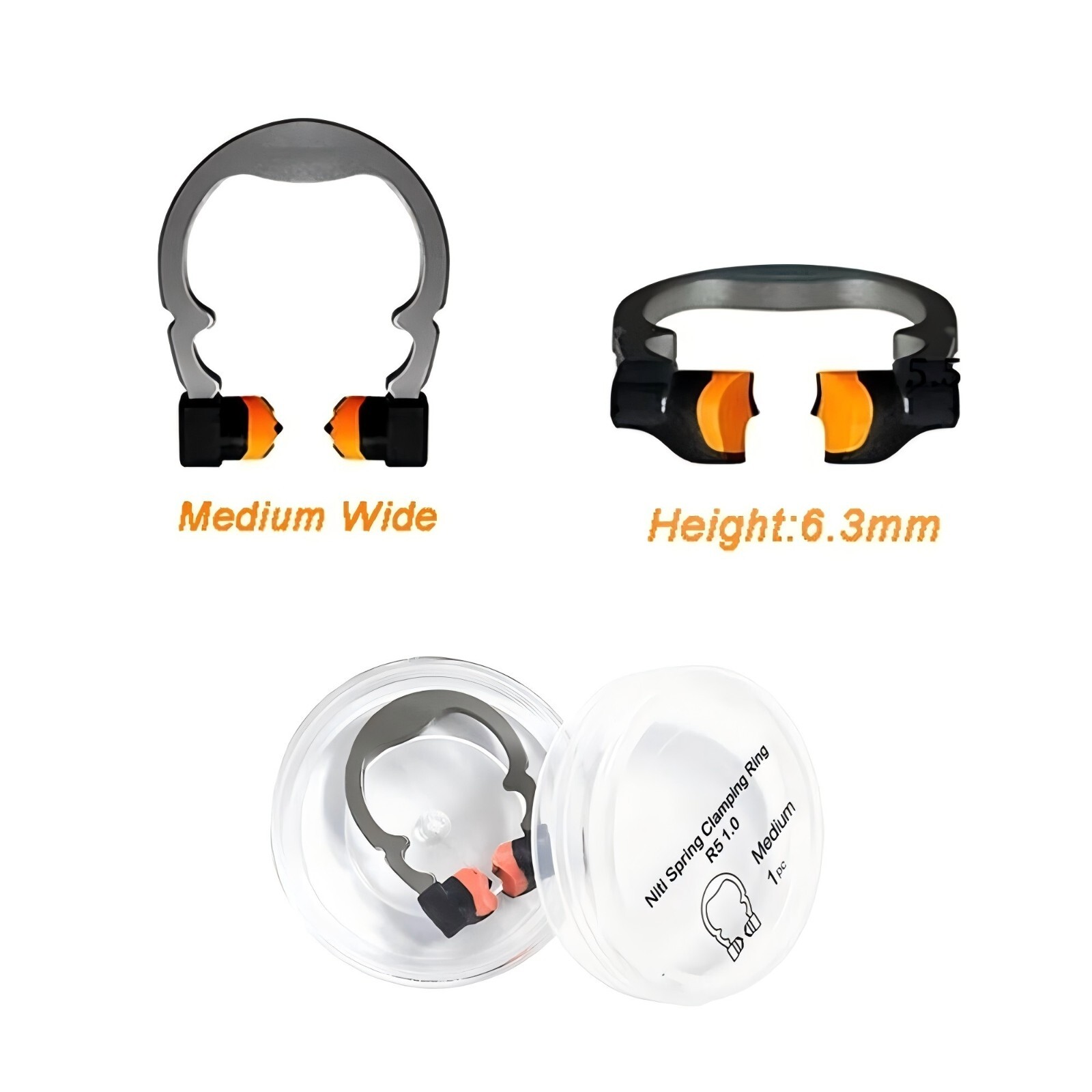 Dental Matrix Bands Ring Sectional Matrice Clamp Fit Garrison Palodent V3 System