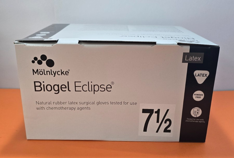50-Pairs Molnlycke Biogel Eclipse Size 7.5″ REF:75275-00 Surgical Gloves