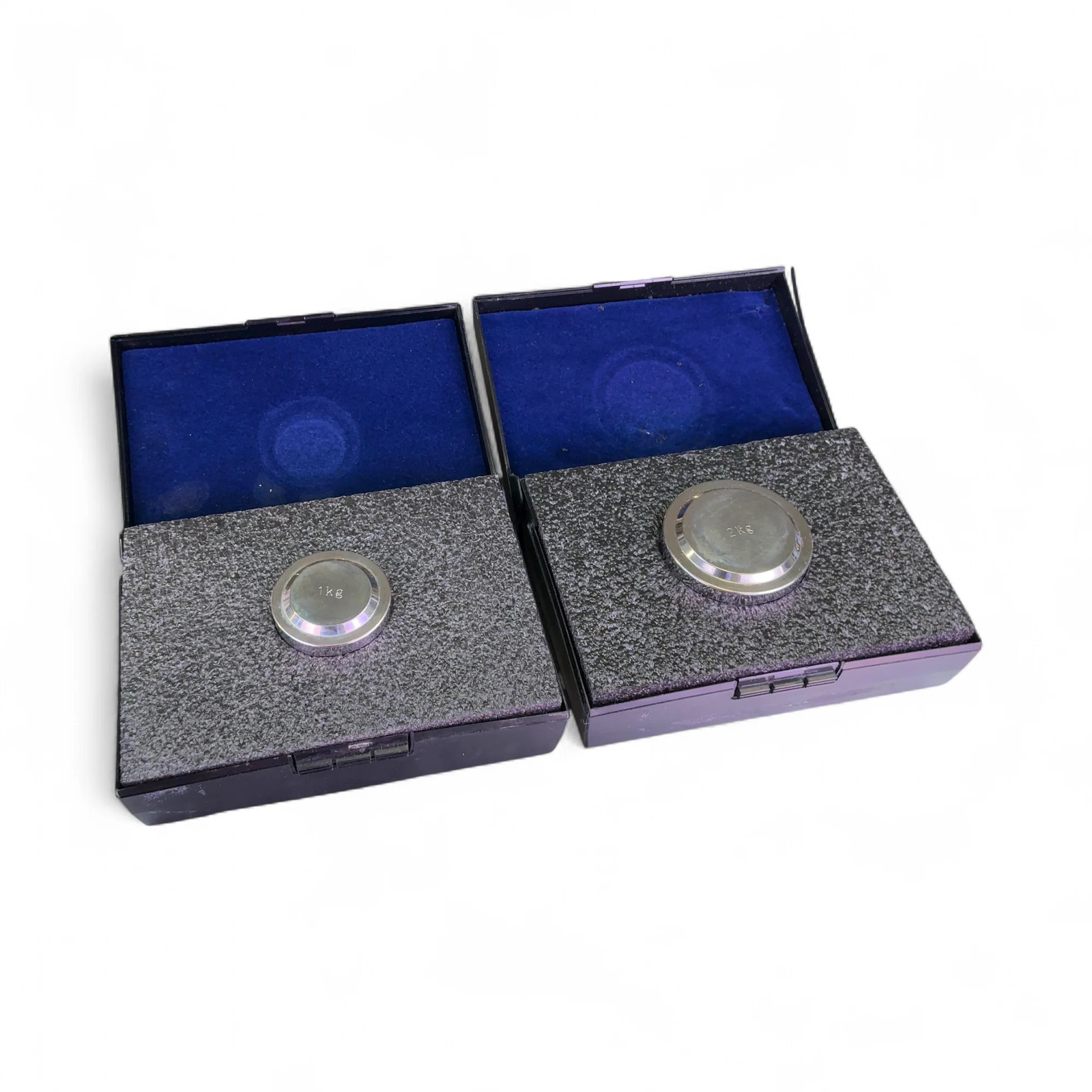 Mettler Troemner 1kg & 2kg Precision Calibration Weight 2pc Set w Cases (BO!)