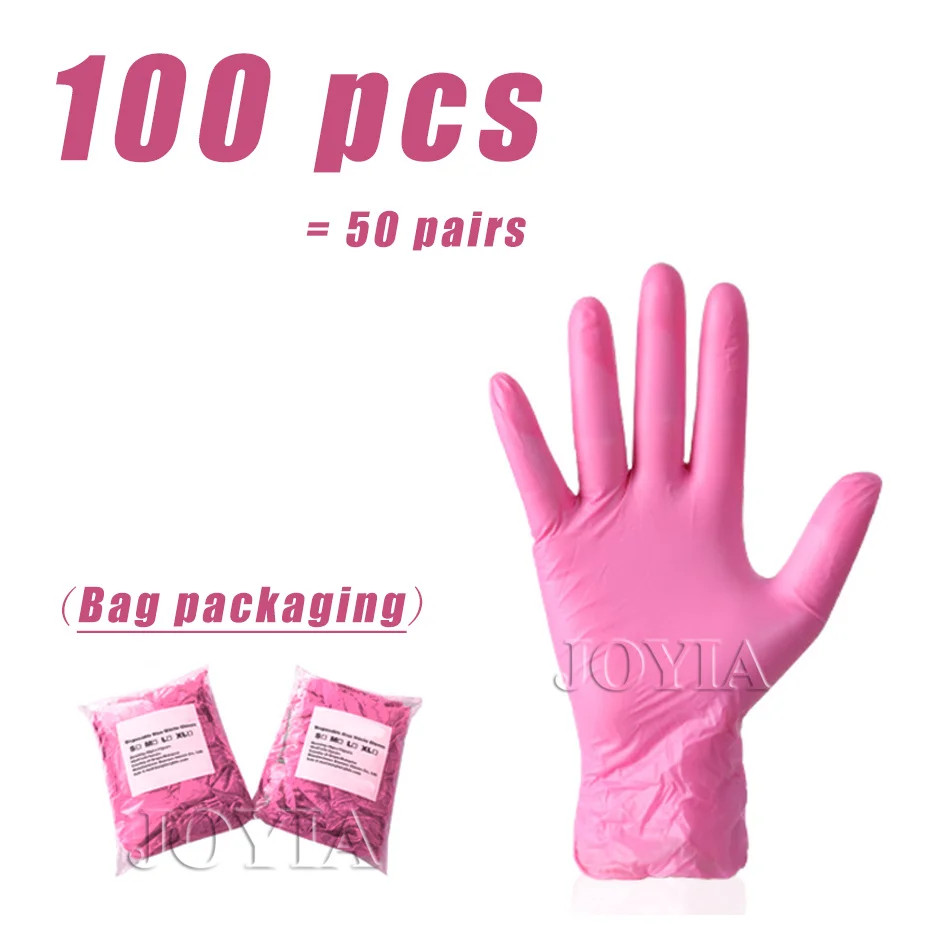 Disposable Gloves XS Latex Powder Free Nitrile Vinyl Glove Extra Small Hands for