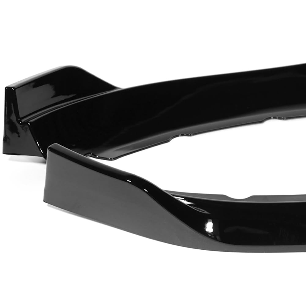 Front Bumper Lip Spoiler fits Cadillac ATS 2013-2014 Painted Black ABS