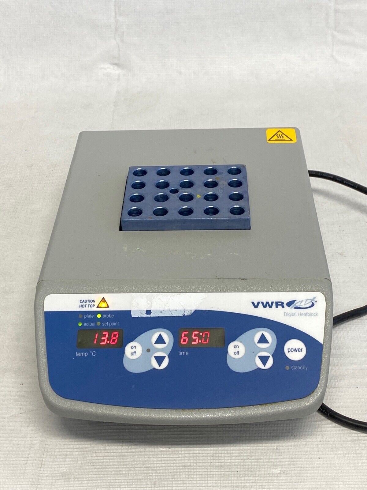 VWR Digital Dry Bath Block Heater 20-Place Heatblock 120V 110W 50/60Hz 12621-084