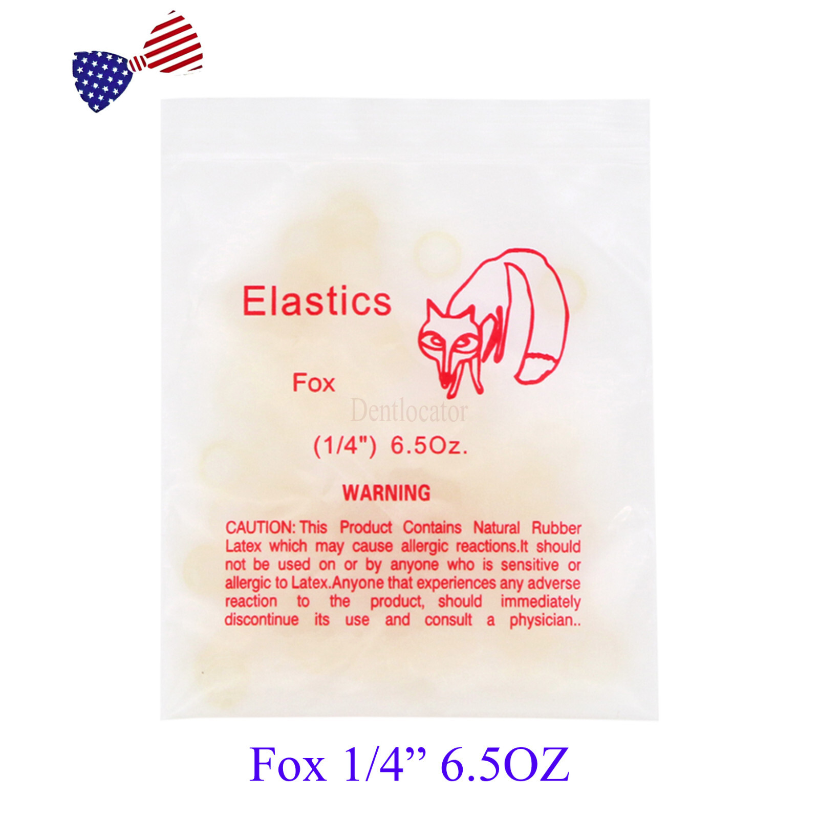 US Dental Orthodontic Elastics Rubber Band 6.5 Ortho Latex Braces Non-toxic Tool