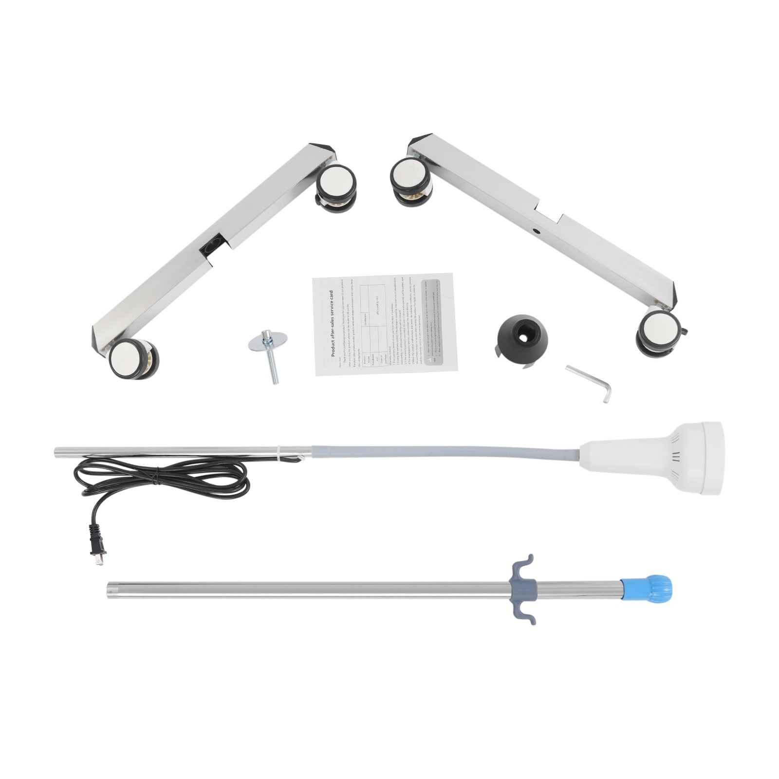 30W Adjustable Height LED Examination Light Floor Standing Examination Lamp 360°
