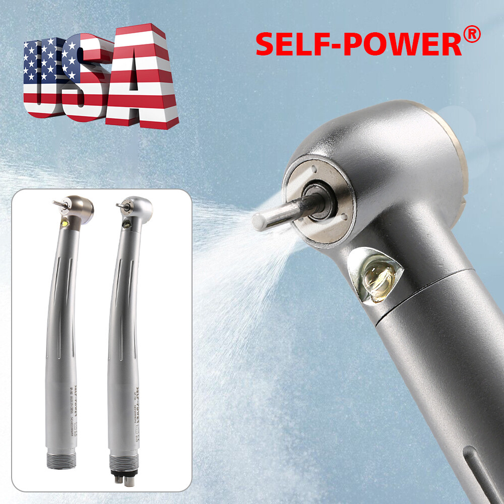 E-generator Dental LED Fiber Optic High Speed Handpiece SP-164/162 Self Power