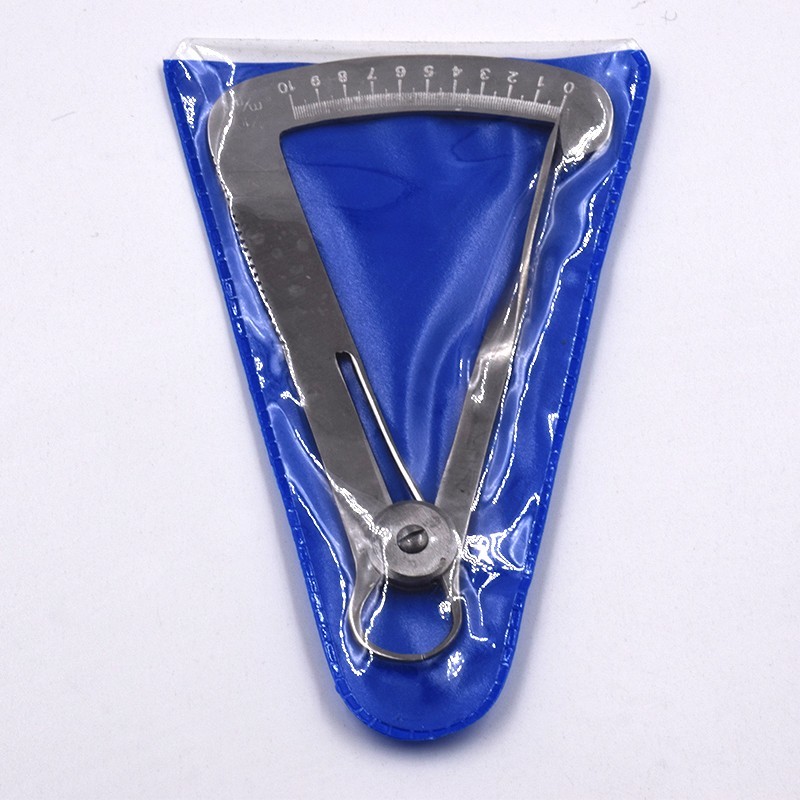 Dental Gauge Caliper Ruler Measuring Gauge Vernier Ruler Stainless Steel 0-100mm