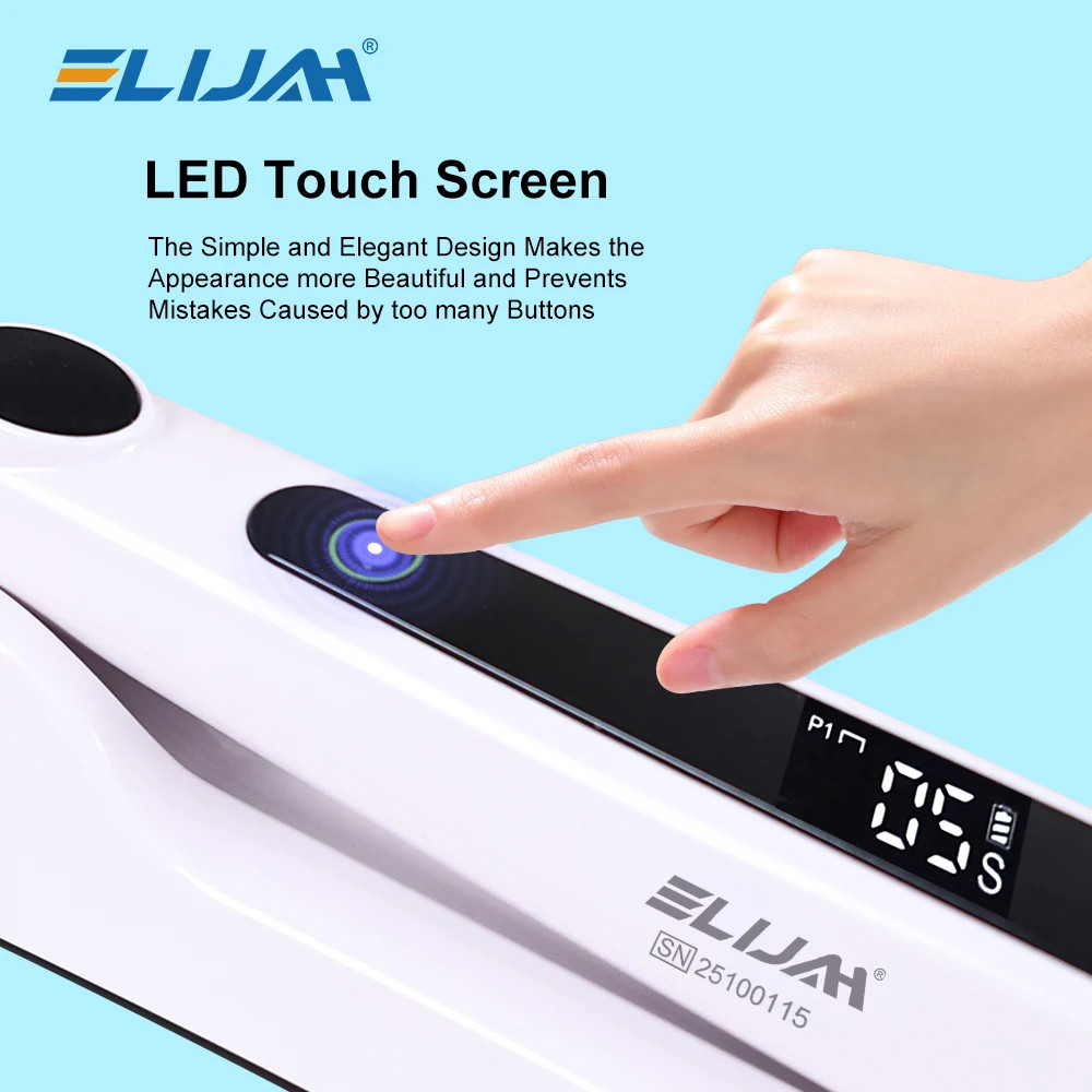 4 Modes Dental Cordless 1S LED Light Cure Lamp Metal Head LED Curing Light 360°