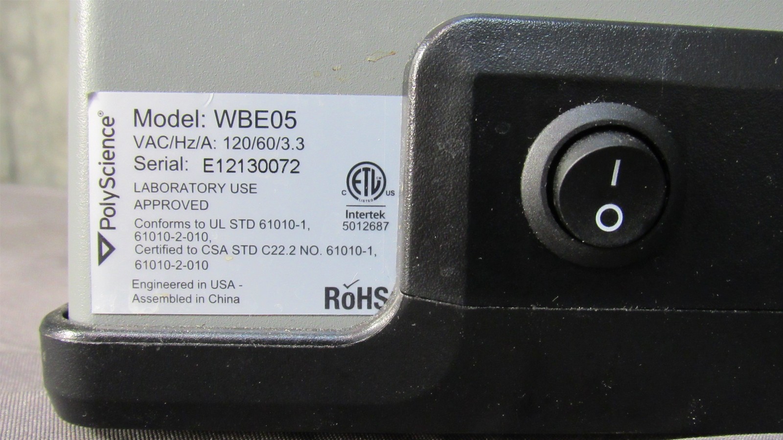 VWR Polyscience WBE05 General Purpose 5-Liter Heated Water Bath; 120V 60Hz