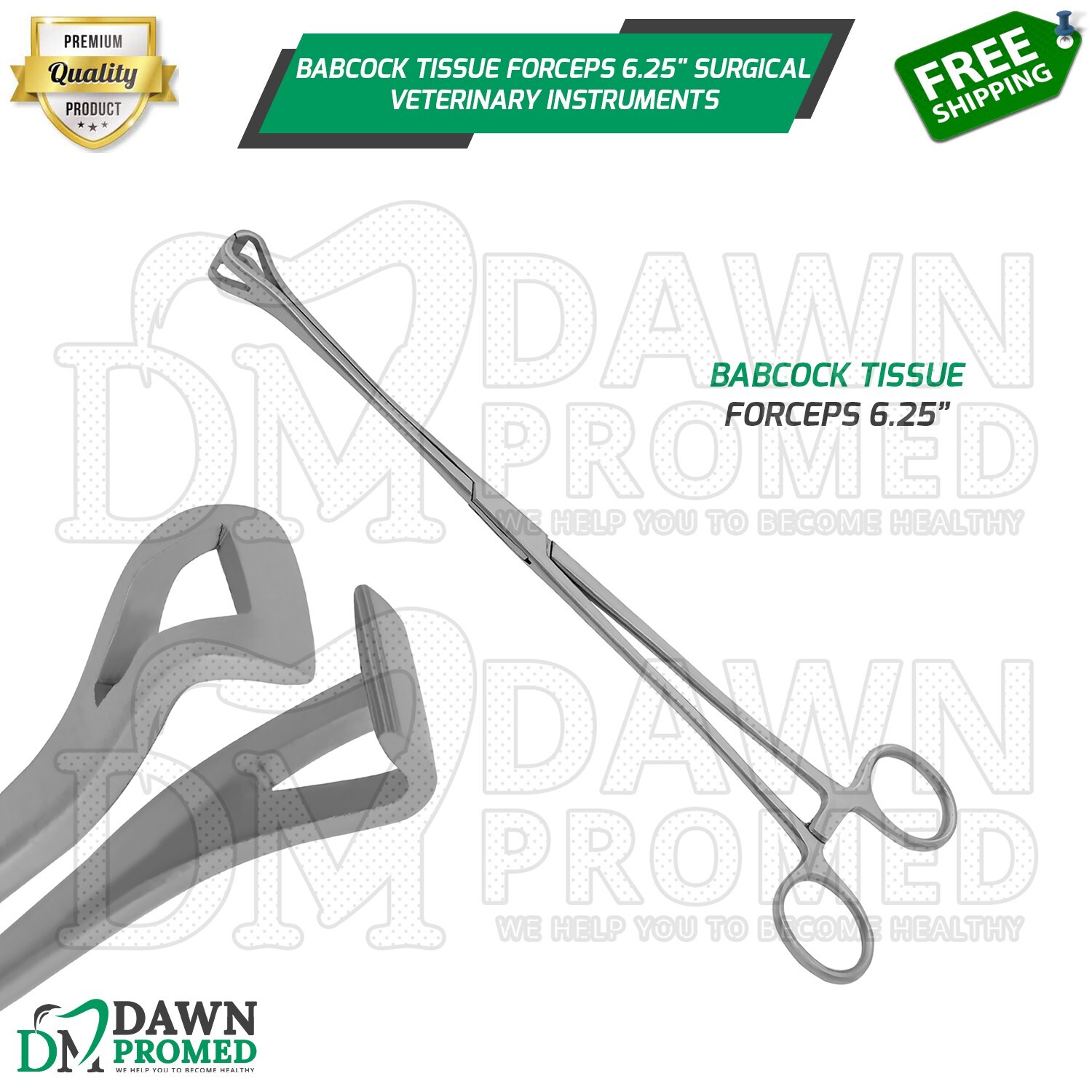 Range of Grasping & Tissue Forceps Intestinal Surgical Instruments German Grade