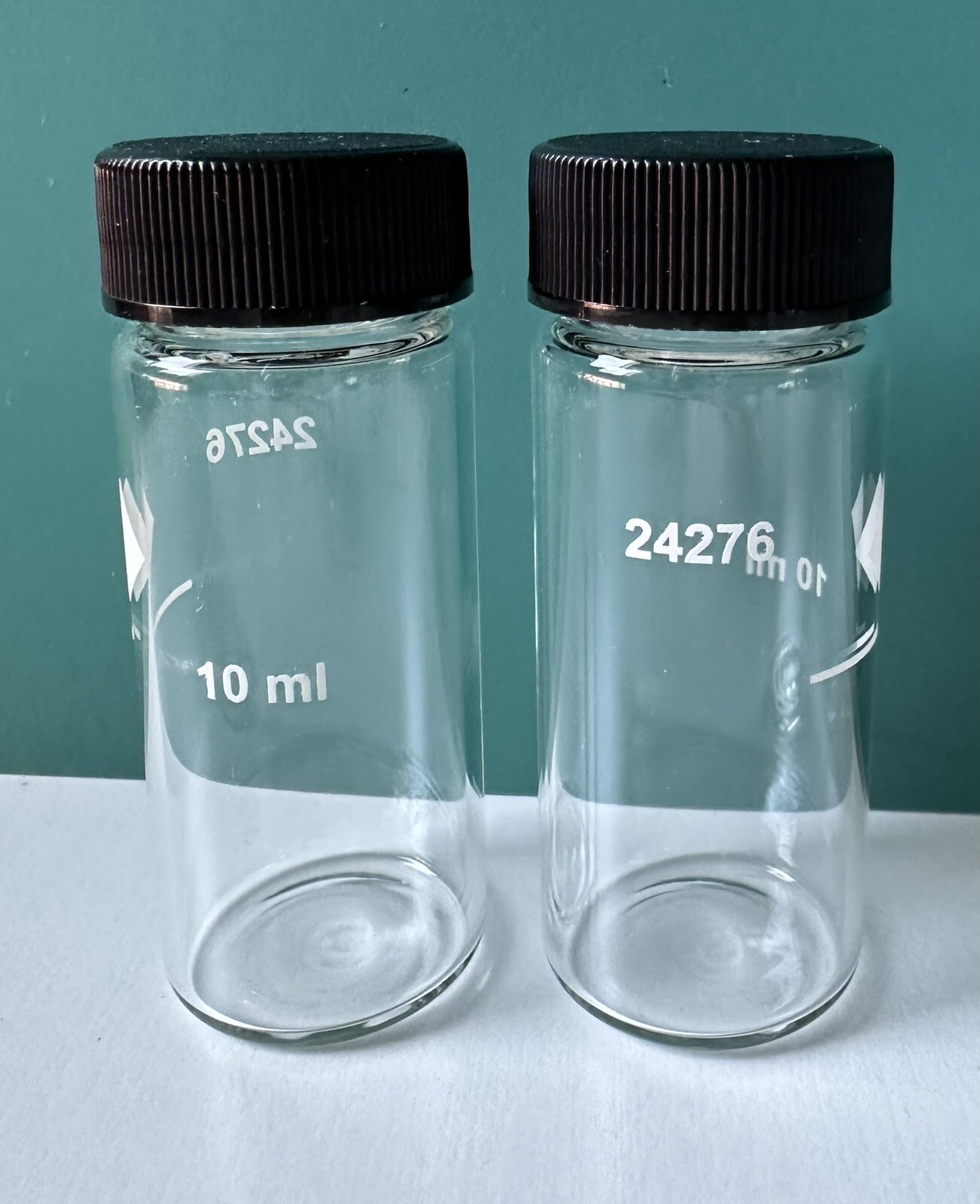 Hach Sample Cell With Cap 24276 Round 1″ Glass 10mL Pack Of 2