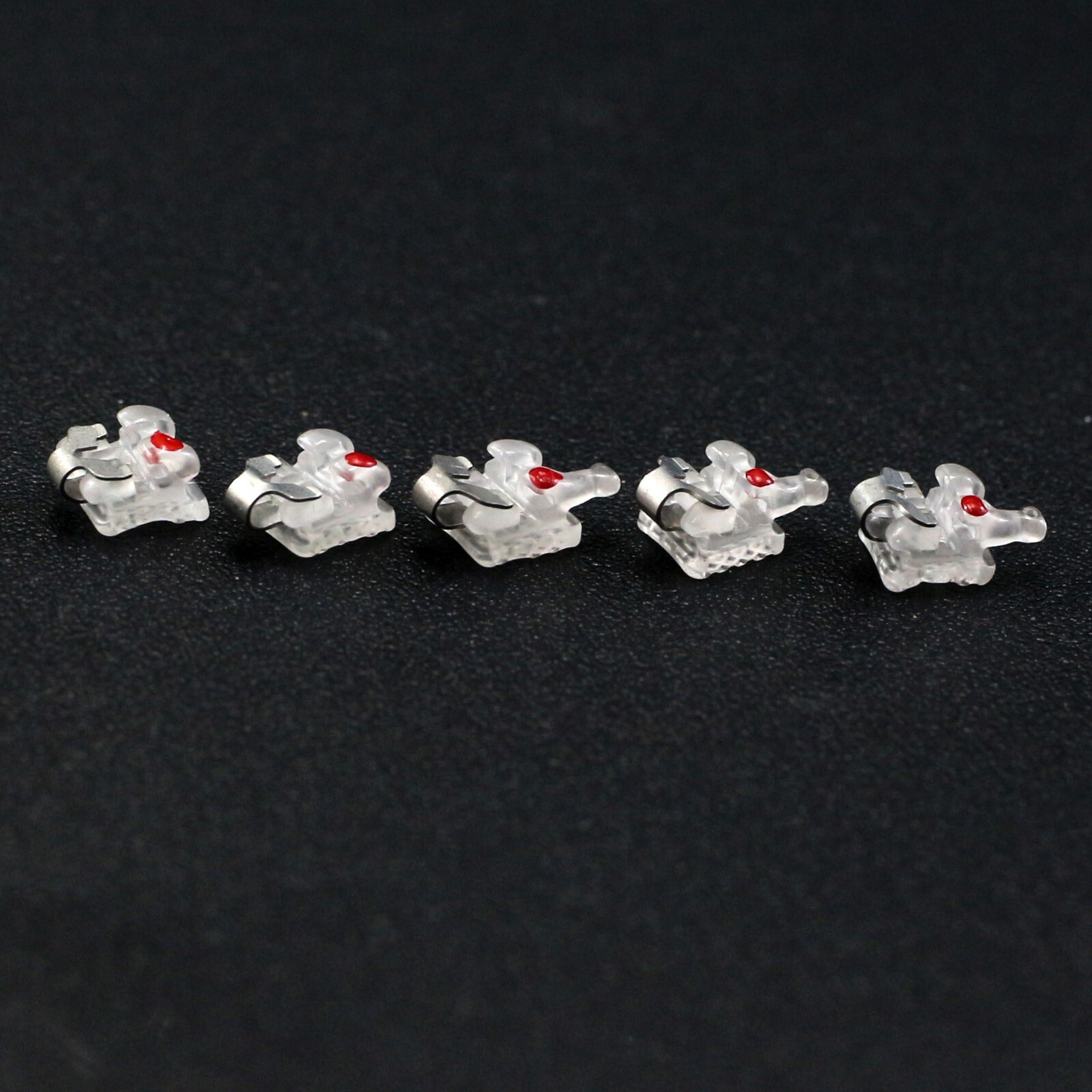 Dental Empower Cear Metal Self Ligating Brackets Orthodontic Braces Roth MBT 022