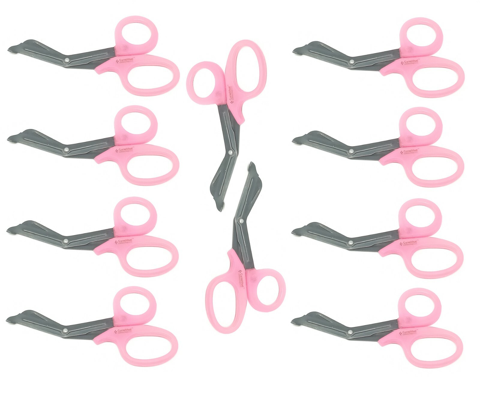 10 Pink Utility Scissors EMT/EMS Shears Bandage Paramedic Nurse Supply 7.25″