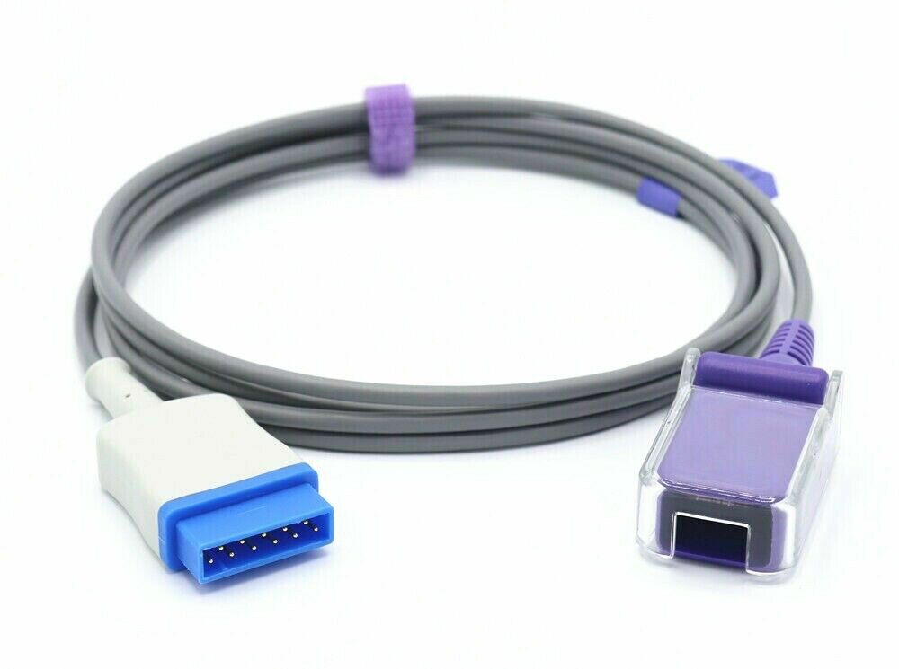 GE Nellcor Oximax Compatible Adapter Cable 2021406-001 – Same Day Shipping