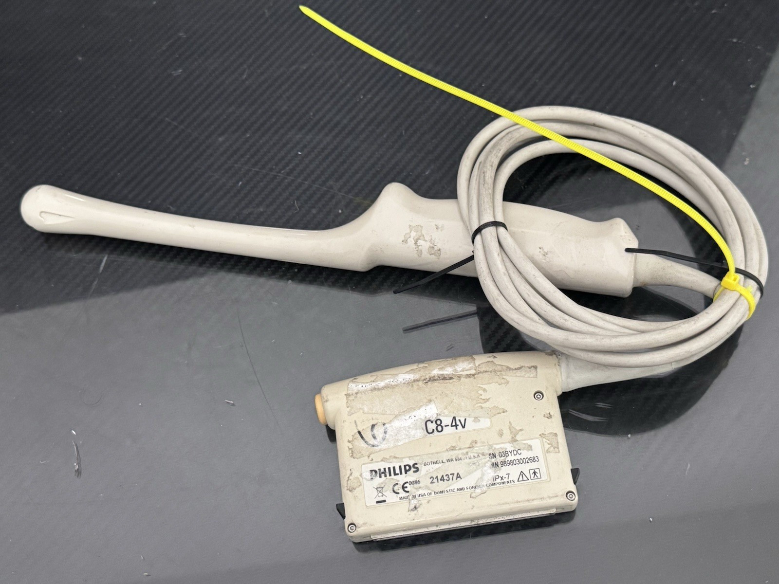 Philips C8-4V Endocavity Probe with Cartridge Connector 21437A