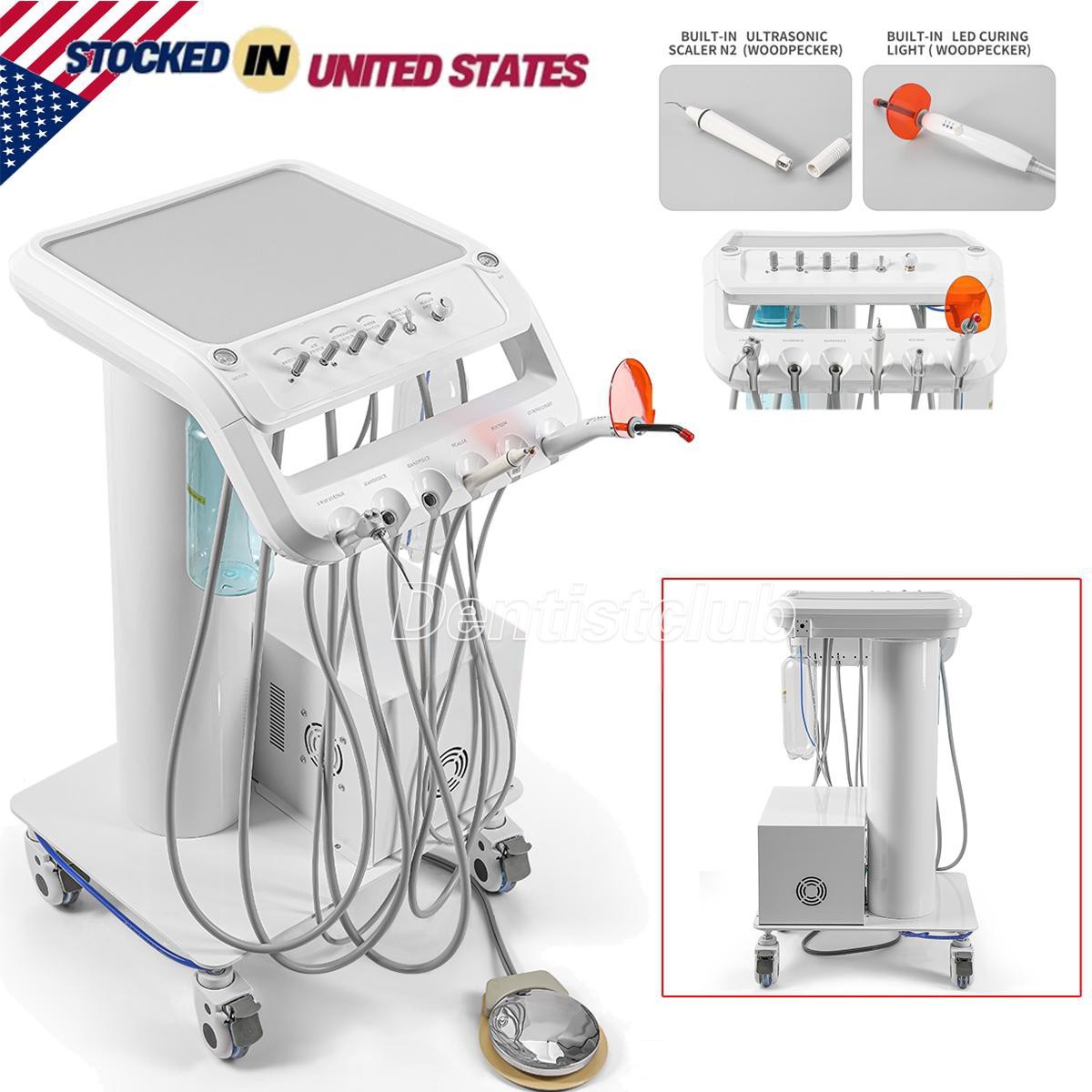 Dental Unit Chair DC Motor Computer Control F6 /Delivery Unit Suction System 4H