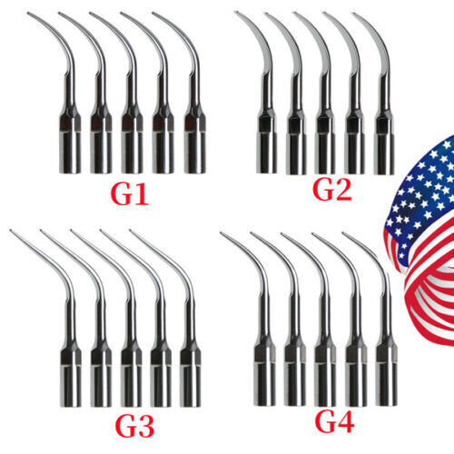 5*Dental Ultrasonic Scaler Scaling Perio Tip G/ P fit EMS SKYSEA handpiece